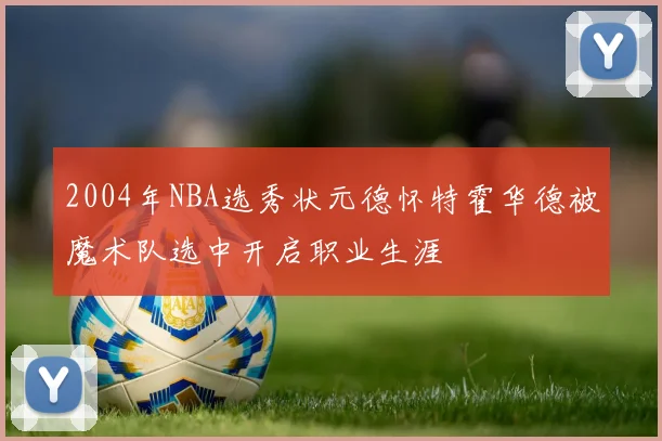 2004年NBA选秀状元德怀特霍华德被魔术队选中开启职业生涯