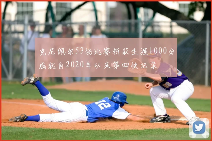 克尼佩尔53场比赛斩获生涯1000分成就自2020年以来第四快记录