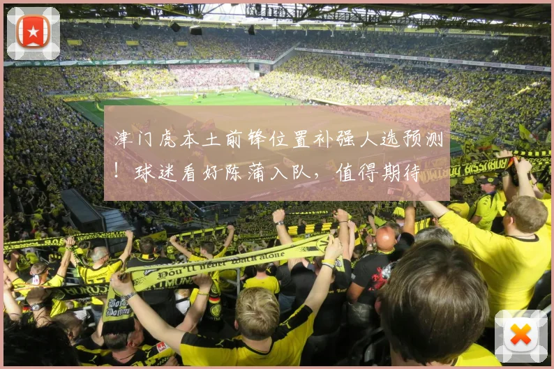 津门虎本土前锋位置补强人选预测！球迷看好陈蒲入队，值得期待