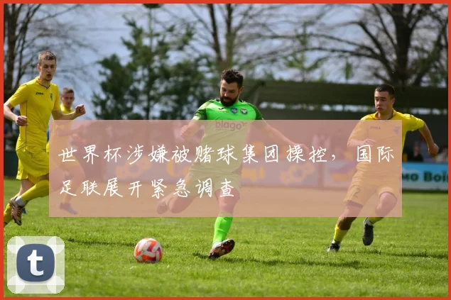 世界杯涉嫌被赌球集团操控，国际足联展开紧急调查